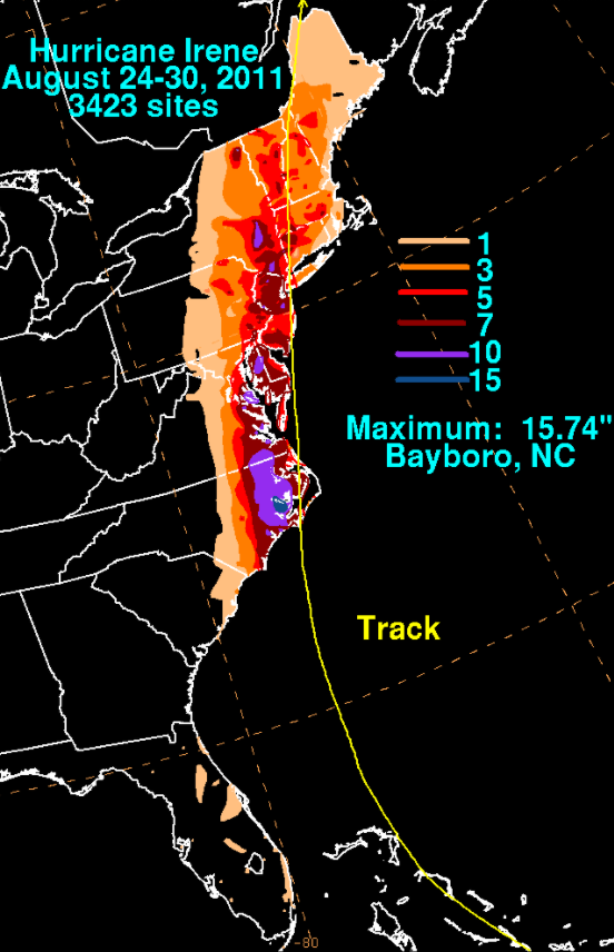 hurricane irene case study